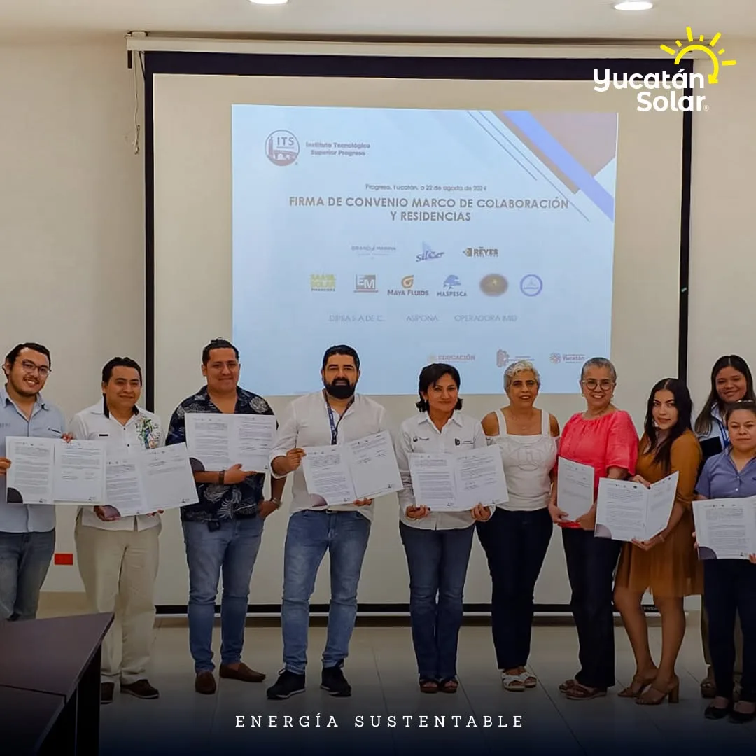 Firma del convenio marco de colaboración y residencias en el Instituto Tecnológico Superior de Progreso