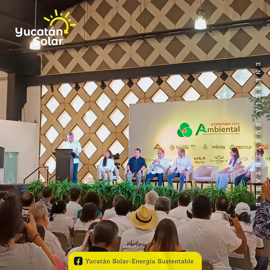 Inauguración de la 8.ª Expo Foro Ambiental 2024 en Mérida